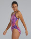 Миниатюра изображения товара Купальник для плавания TYR Falcon Cutoutfit P04015-696 (р.32, фиолетовый/розовый)
