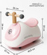 Миниатюра изображения товара Каталка детская Amarobaby Enjoy AB24-7NJ/0006 (белый/розовый)