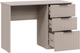Миниатюра изображения товара Письменный стол ТриЯ Графит (глиняно-серый/холст латте)