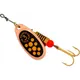 Миниатюра изображения товара Блесна Mepps Black Fury Copper/Yellow Dots / 529366-B