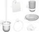 Миниатюра изображения товара Набор аксессуаров для ванной и туалета Bemeta White 204604 (белый)