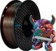 Миниатюра изображения товара Пластик для 3D-печати Kingroon PLA Tri Color Silk 1.75мм / NSC024 (1кг, Green/Purple/Copper)