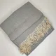 Миниатюра изображения товара Плед Vladi Елочка 140x200 / 50166 (белый/серый)