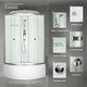 Миниатюра изображения товара Душевая кабина Saniteco BST-100W (100x100, белый/прозрачное стекло)