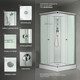 Миниатюра изображения товара Душевая кабина Saniteco BST-280W (80x80, белый/прозрачное стекло)