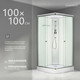 Миниатюра изображения товара Душевая кабина Saniteco BST-210W (100x100, белый/прозрачное стекло)