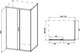 Миниатюра изображения товара Душевой уголок Alex Baitler 120x90x200 / AB14120B1