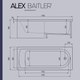 Миниатюра изображения товара Ванна акриловая Alex Baitler Michigan 170x80