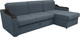 Миниатюра изображения товара Диван угловой Сириус Лидер-3 с оттоманкой ППУ 260x165 (Eva 10 велюр серый)