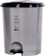 Миниатюра изображения товара Мусорное ведро Эльфпласт ЕР110 (7л, серый/черный)