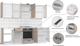 Миниатюра изображения товара Кухонный гарнитур Mio Tesoro Корнелия Ода-плюс 2.4 (капучино/мрамор итальянский)