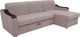 Миниатюра изображения товара Диван угловой Сириус Лидер-3 с оттоманкой НПБ 260x165 (Eva 05 велюр светло-бежевый)