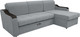 Миниатюра изображения товара Диван угловой Сириус Лидер-3 с оттоманкой НПБ 260x165 (Eva 09 велюр светло-серый)