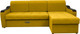 Миниатюра изображения товара Диван угловой Сириус Лидер-3 с оттоманкой НПБ 260x165 (Eva 18 велюр желтый)
