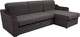 Миниатюра изображения товара Диван угловой Сириус Лидер-3 с оттоманкой НПБ 260x165 (Eva 24 велюр темно-серый)