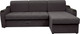 Миниатюра изображения товара Диван угловой Сириус Лидер-3 с оттоманкой НПБ 260x165 (Eva 24 велюр темно-серый)