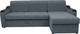 Миниатюра изображения товара Диван угловой Сириус Лидер-3 с оттоманкой НПБ 260x165 (Eva 32 велюр серый)