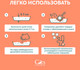Миниатюра изображения товара Наполнитель для туалета Cat's choice Комкующийся растительный тофу Персик (6л/2.5кг)