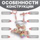 Миниатюра изображения товара Самокат детский Ricos RexRide JSCB616 (бежевый/розовый)