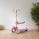 Миниатюра изображения товара Самокат детский Ricos Wave JSCW108 (белый/розовый)