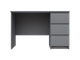 Миниатюра изображения товара Письменный стол Mio Tesoro Кастор 3 ящика 116x65 2.03.06.090.4 (серый)