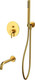 Миниатюра изображения товара Душевая система со смесителем Whitecross Y YSET06GLB (брашированное золото)