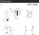 Миниатюра изображения товара Душевая система со смесителем Whitecross Y YSET10GM (оружейная сталь)