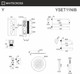 Миниатюра изображения товара Душевая система со смесителем Whitecross Y YSET11NIB (брашированный никель)
