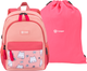 Миниатюра изображения товара Школьный рюкзак Torber Class X Mini / T1801-24-P (розовый с орнаментом)