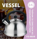 Миниатюра изображения товара Чайник со свистком Vessel VS8809