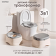 Миниатюра изображения товара Детский горшок Solmax&Kids SM99507 (белый/серый)