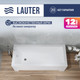 Миниатюра изображения товара Ванна акриловая Lauter Estelle 180х80 / 21206080 (с ножками и лицевым экраном)