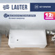 Миниатюра изображения товара Ванна акриловая Lauter Bianca 160х70 / 21207160 (с ножками)
