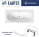 Миниатюра изображения товара Ванна акриловая Lauter Ava 150х75 / 21208050 (с ножками)