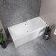 Миниатюра изображения товара Ванна акриловая Lauter Oasis 165х75 / 21203065 (с ножками и лицевым экраном)