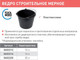 Миниатюра изображения товара Ведро строительное Toolberg Мерное 12л (черный)