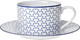 Миниатюра изображения товара Чашка с блюдцем HomeQueen Воздушная 77100