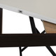 Миниатюра изображения товара Стол-трансформер Мебелик Лерон (белый/черный)