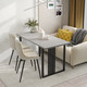 Миниатюра изображения товара Обеденный стол Mio Tesoro Laim 120x66 (серый/черный)