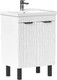 Миниатюра изображения товара Тумба под умывальник Volna Lotty 60.2D Миранда (белый, напольная)
