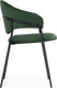 Миниатюра изображения товара Стул Woodville Рансол (темно-зеленый/черный глянец)