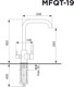 Миниатюра изображения товара Смеситель Maunfeld MFQT-19DGR (темно-серый)