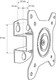 Миниатюра изображения товара Кронштейн для телевизора Metaldesign MD 3306