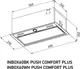 Миниатюра изображения товара Вытяжка скрытая MEFERI INBOX60BK Push Comfort Plus