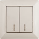 Миниатюра изображения товара Выключатель INTRO Solo 4-105-02 / Б0053594 (слоновая кость)