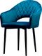 Миниатюра изображения товара Стул Памир София F77 (синий/черная опора)