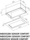 Миниатюра изображения товара Вытяжка скрытая MEFERI INBOX52BK Sensor Comfort