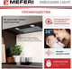 Миниатюра изображения товара Вытяжка скрытая MEFERI INBOX60BK Light