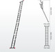 Миниатюра изображения товара Лестница-трансформер Новая Высота NV 3320 / 3320405-013
