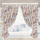 Миниатюра изображения товара Комплект штор АртПостель Лапландия для кухни с подхватом Ш.145.180